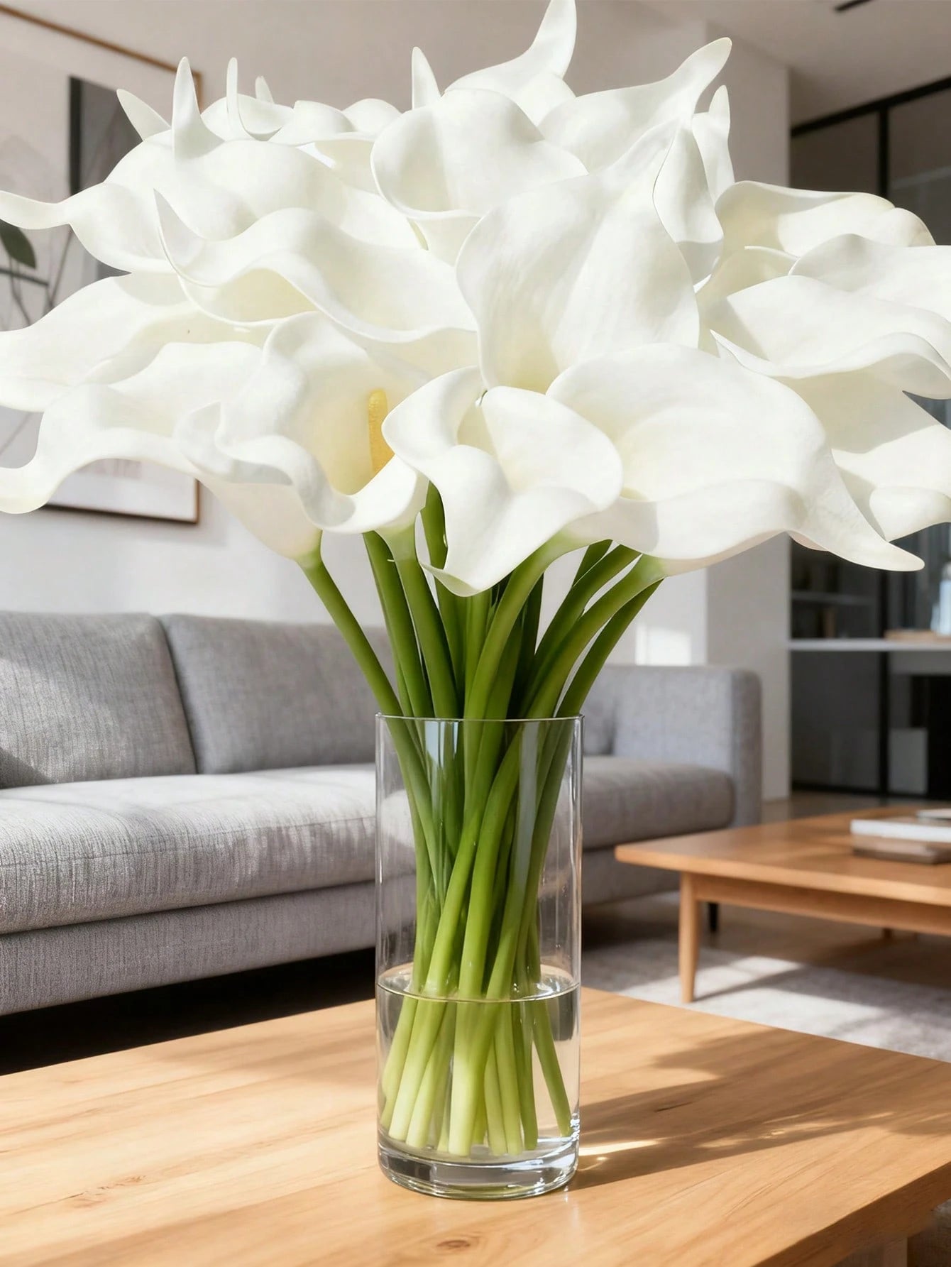 White Silk Calla Lily Flowers
