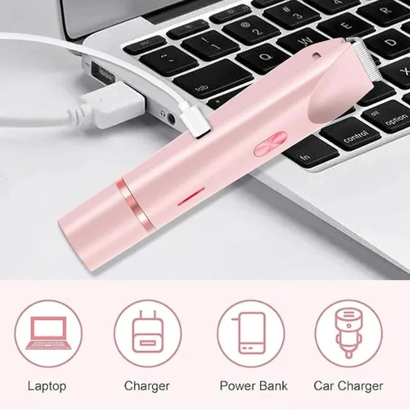 Women 2in1 Electric Bikini Trimmer
