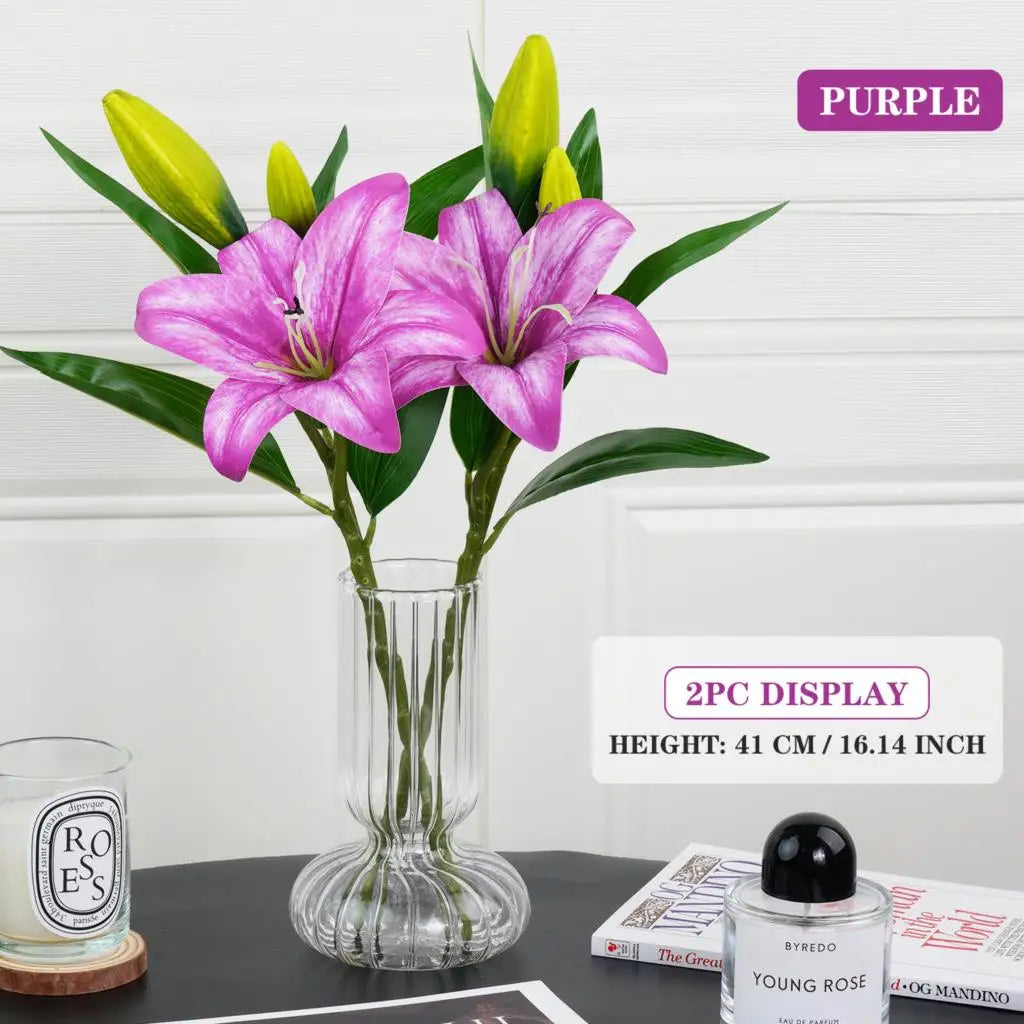 Silk Lily Bouquet Room Decor