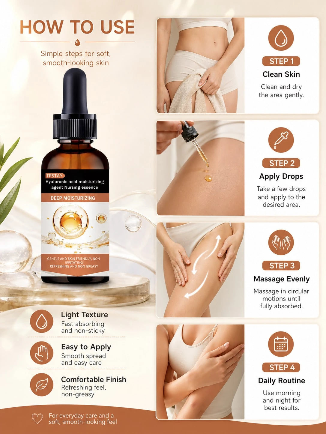 TRSTAY Body Moisturizing Essence Lotion