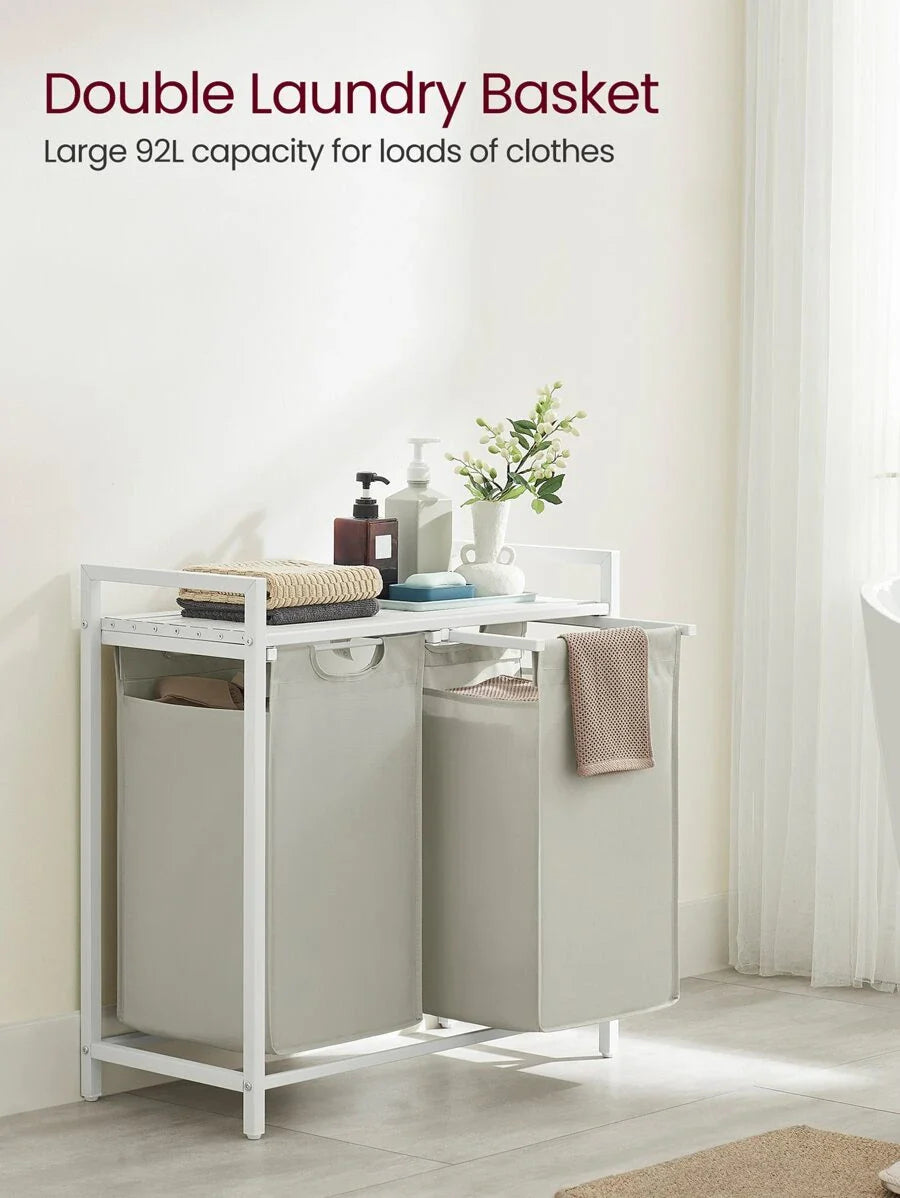VASAGLE 2-Bag Laundry Hamper
