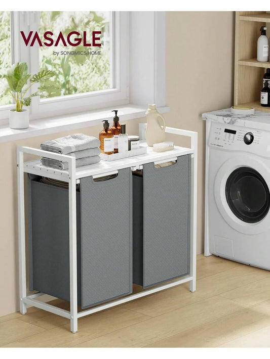 VASAGLE 2-Bag Laundry Hamper
