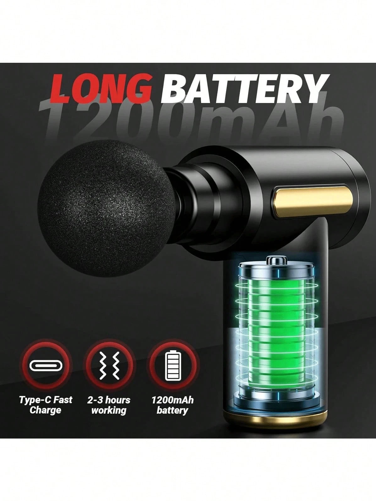 Portable Deep Tissue Massage Gun