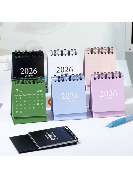 Mini Desk Calendar 2026–2027 Planner