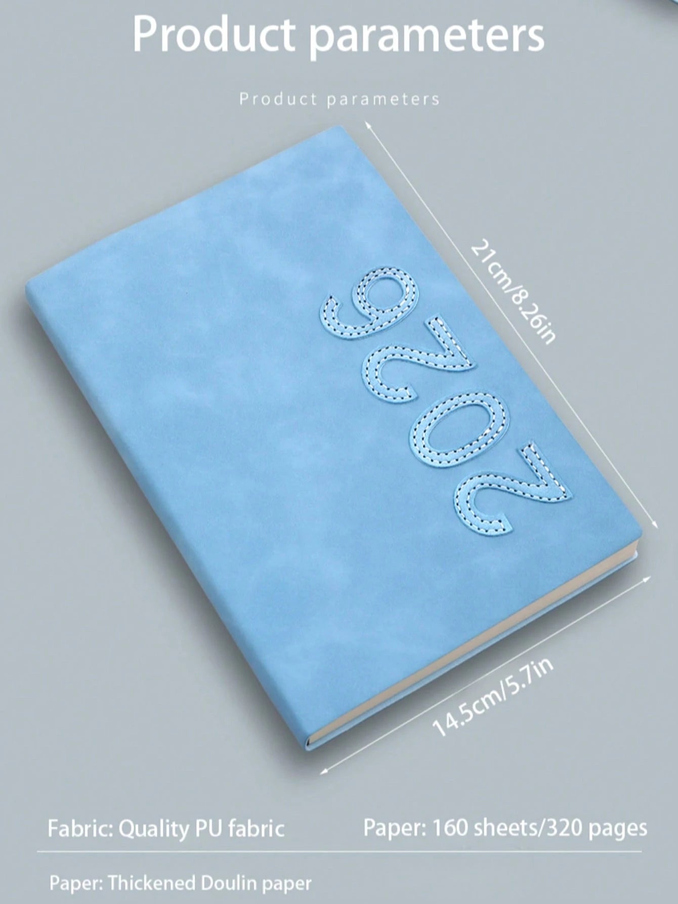 2026 PU Daily Productivity Planner Notebook