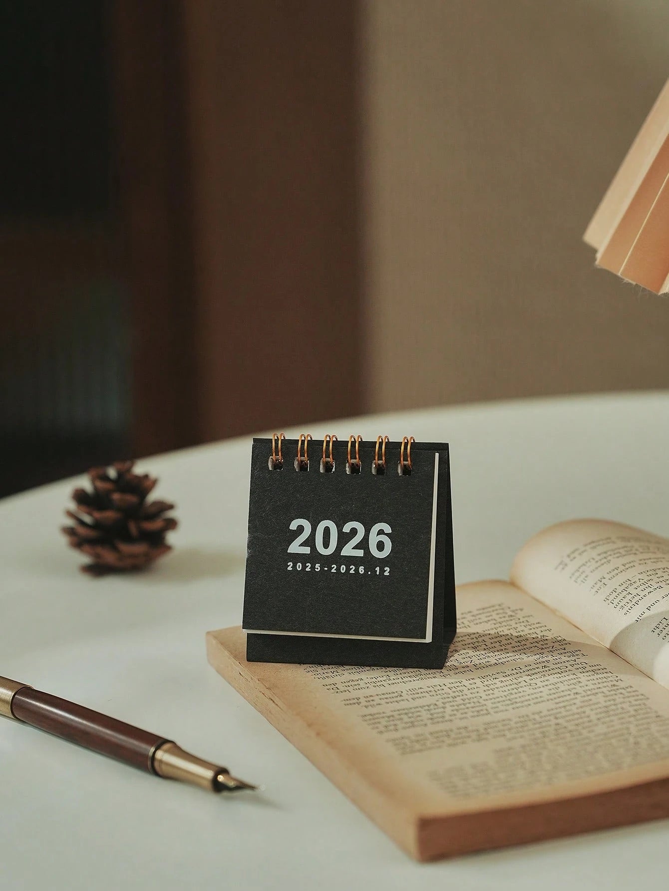 Minimalist 2026 Mini Desktop Calendar