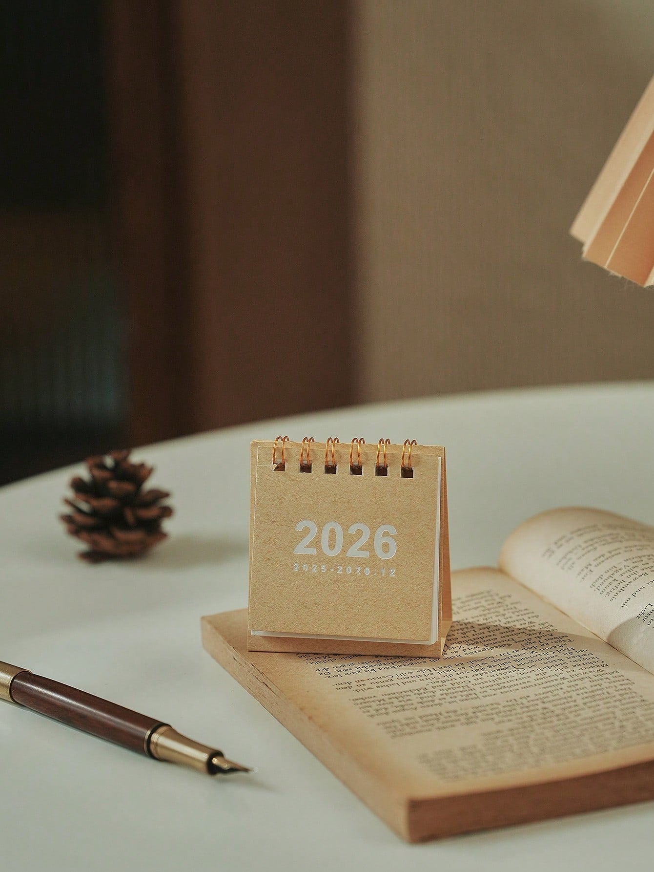 Minimalist 2026 Mini Desktop Calendar