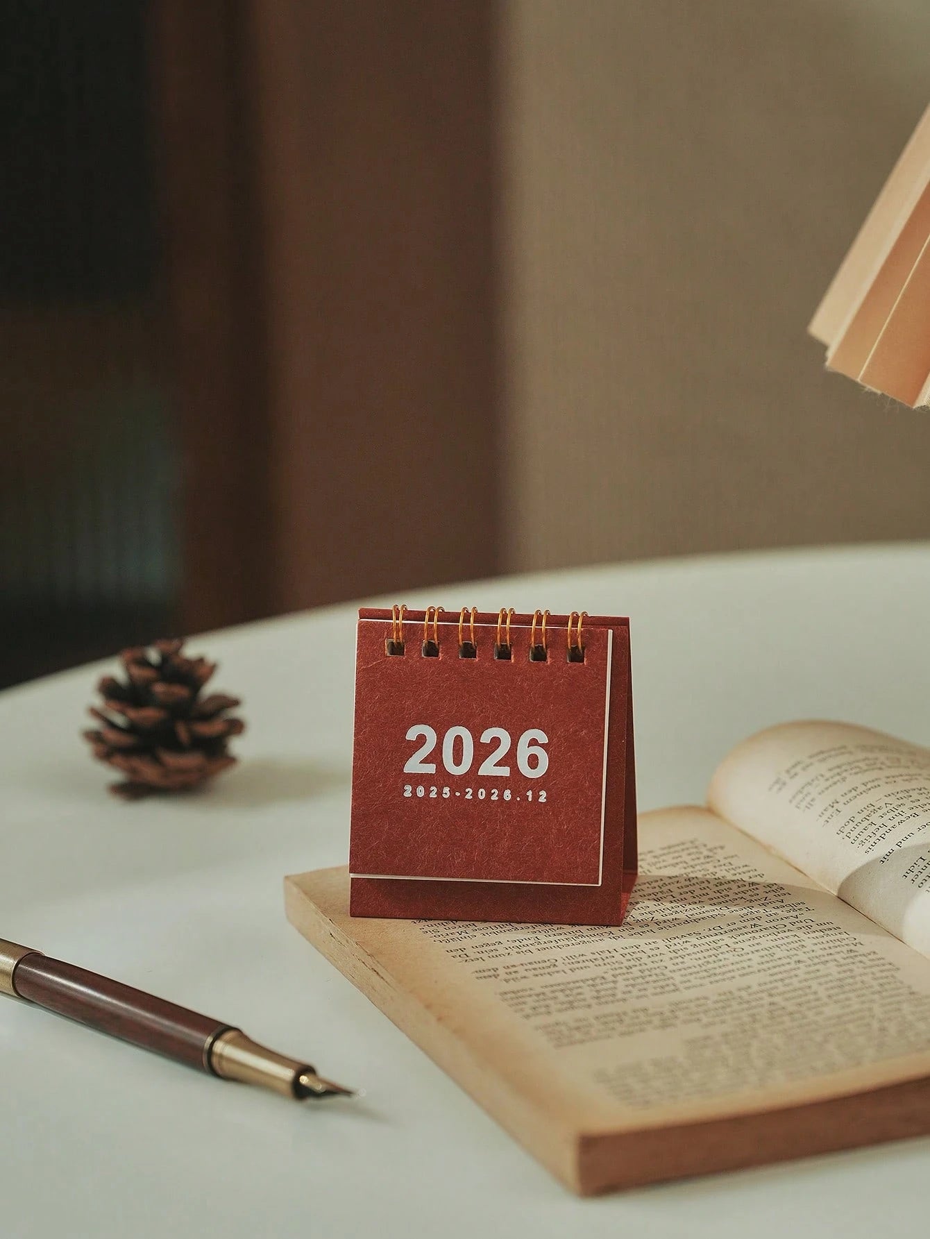 Minimalist 2026 Mini Desktop Calendar