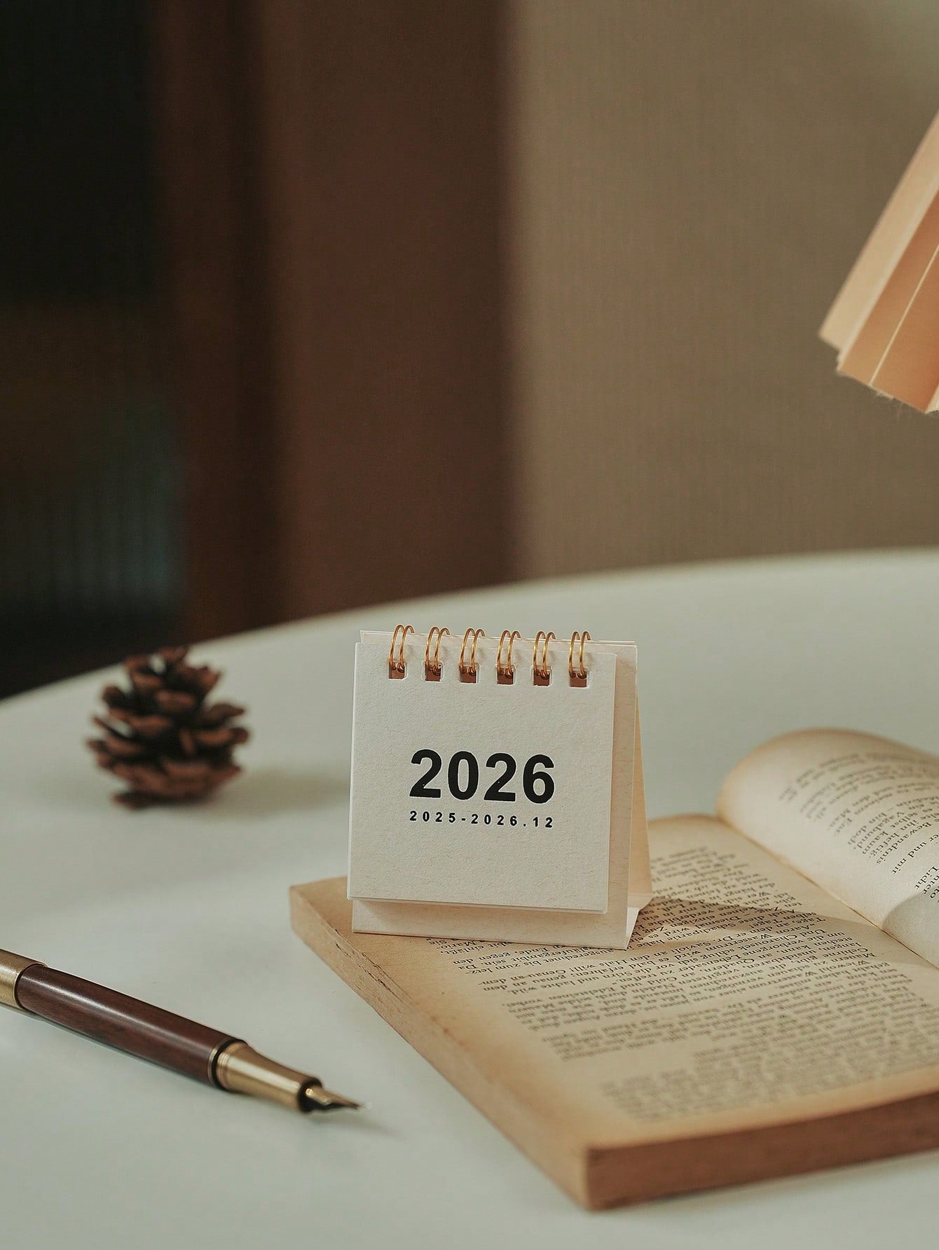 Minimalist 2026 Mini Desktop Calendar