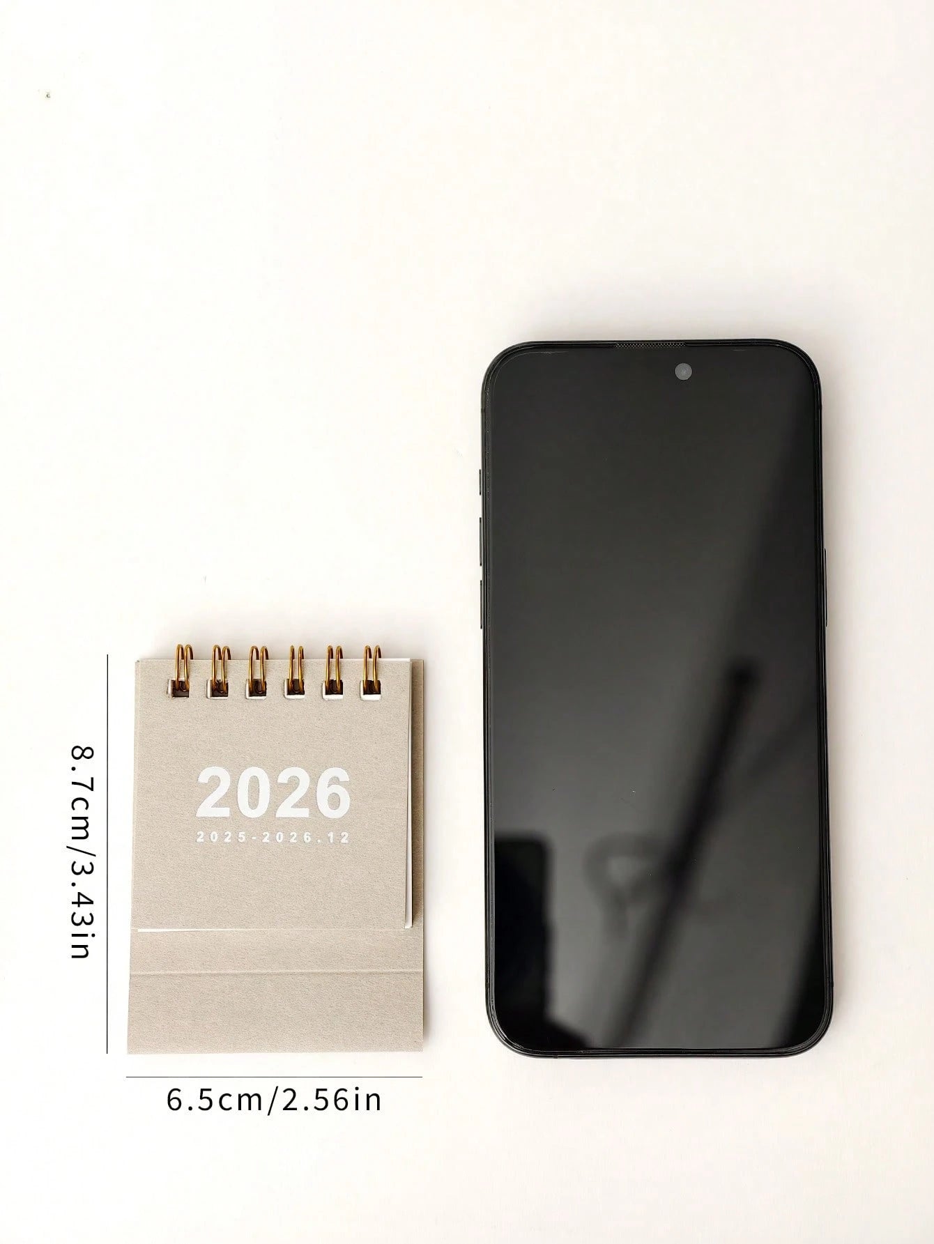 Minimalist 2026 Mini Desktop Calendar