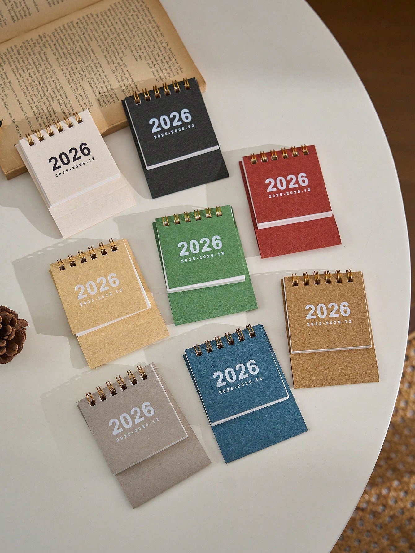 Minimalist 2026 Mini Desktop Calendar