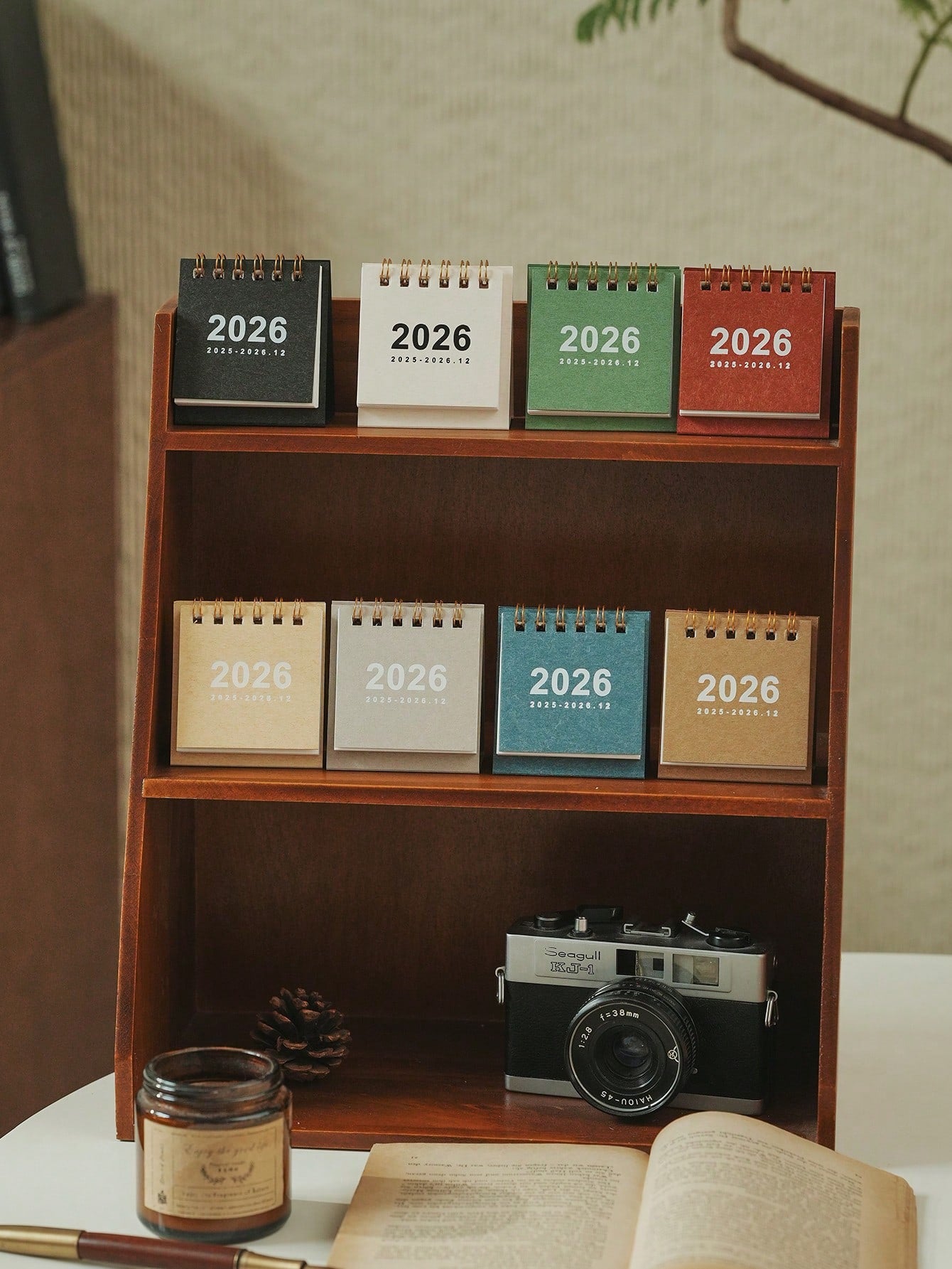 Minimalist 2026 Mini Desktop Calendar