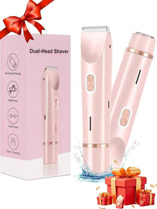Women 2-In-1 Electric Razor Trimmer