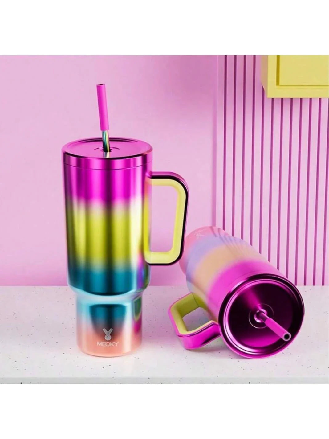 Meoky 40oz Stainless Steel Bottle