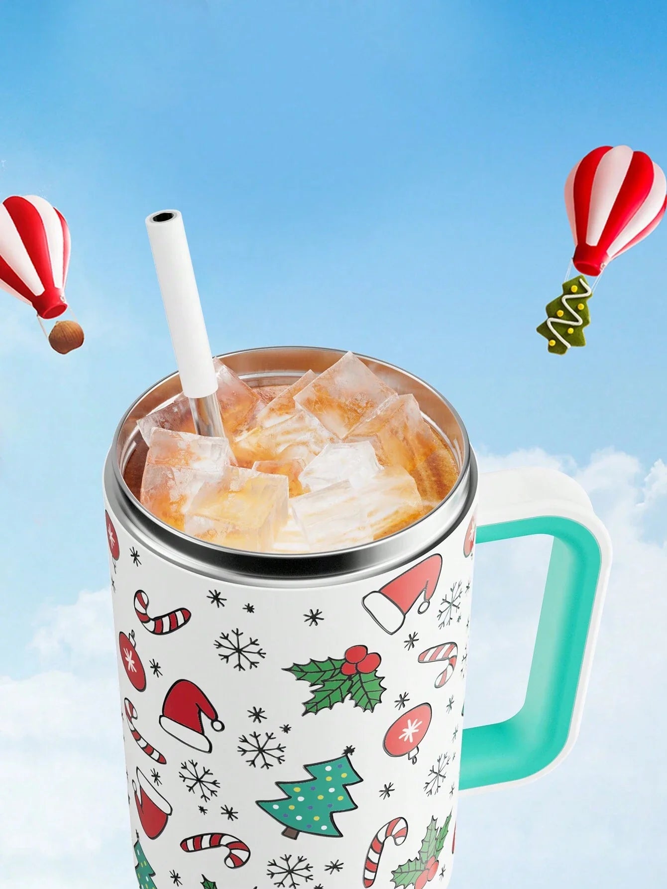 Meoky 40oz Stainless Steel Tumbler