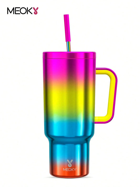Meoky 40oz Rainbow Color Tumbler