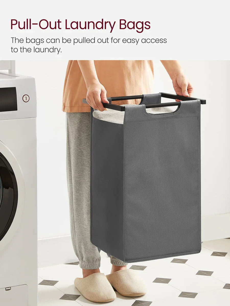 VASAGLE 2-Bag Laundry Hamper