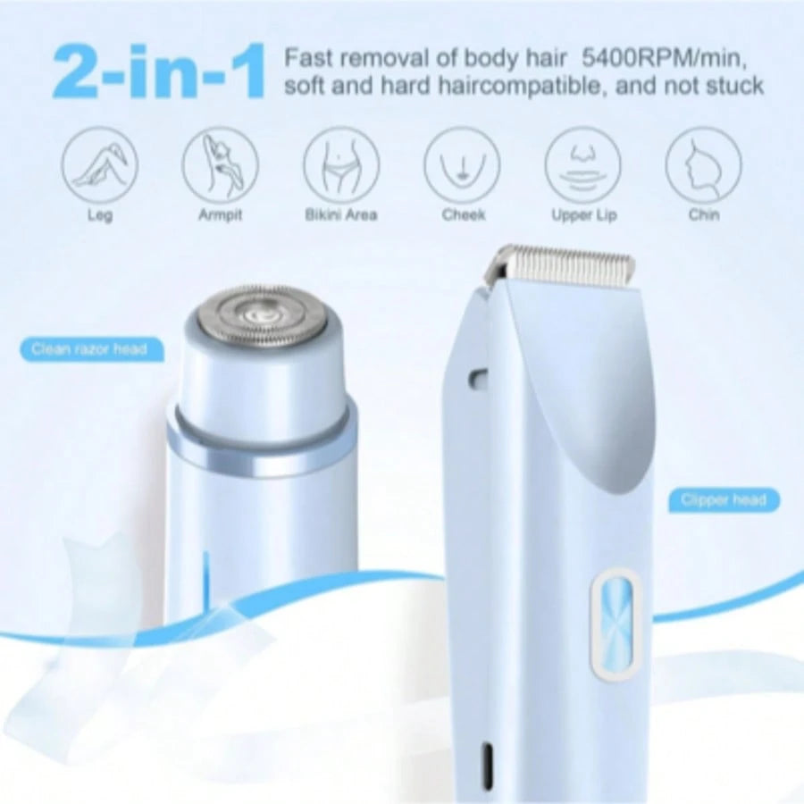 DEBARK 2-In-1 Bikini Trimmer Women