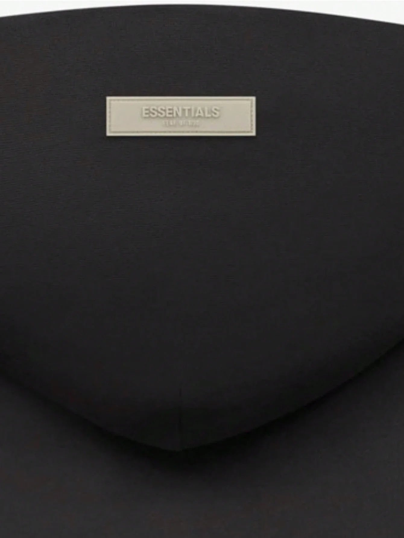 Essentials 1977 Black Flocked Hoodie