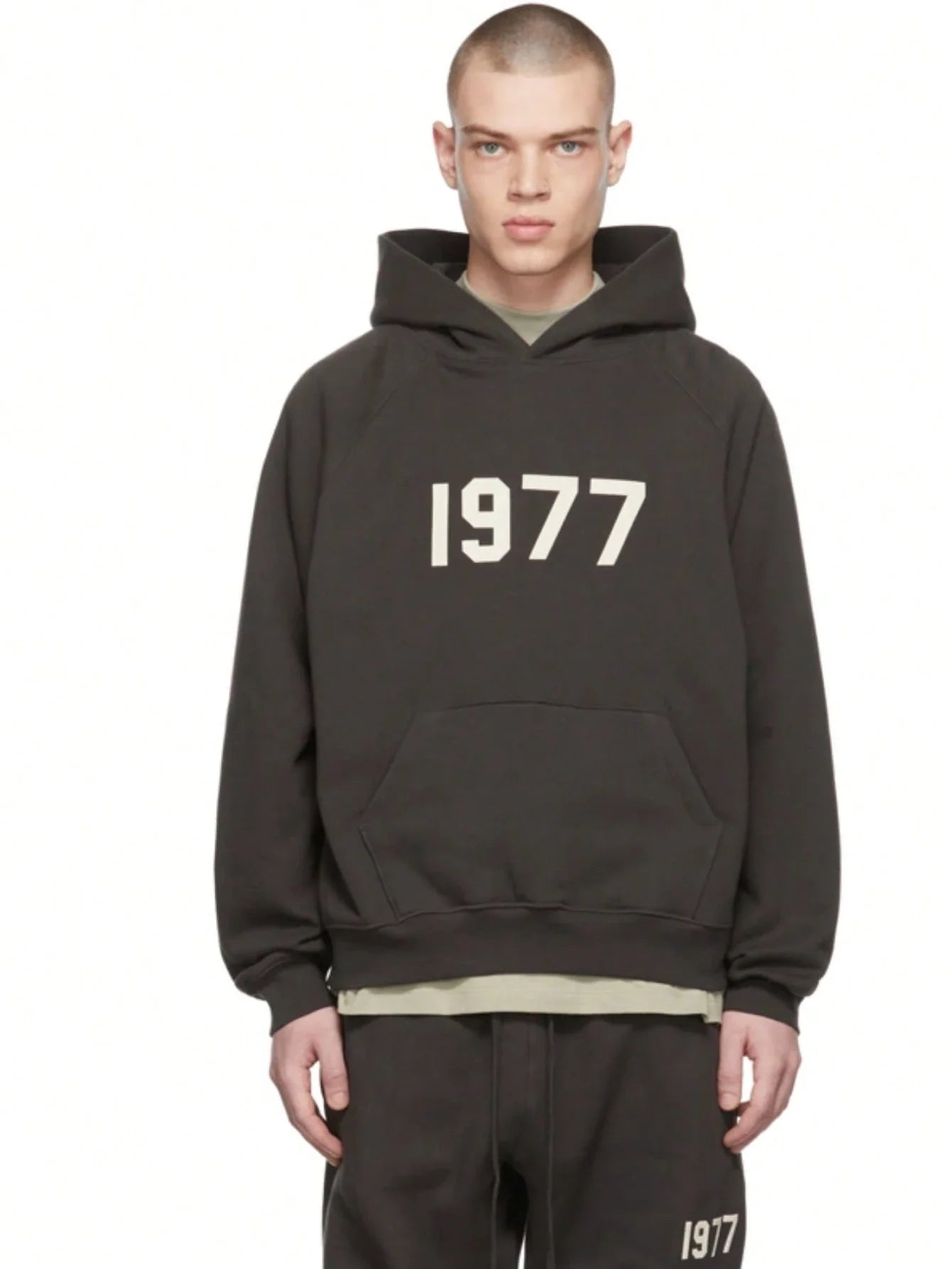 Essentials 1977 Iron Oversized Hoodie