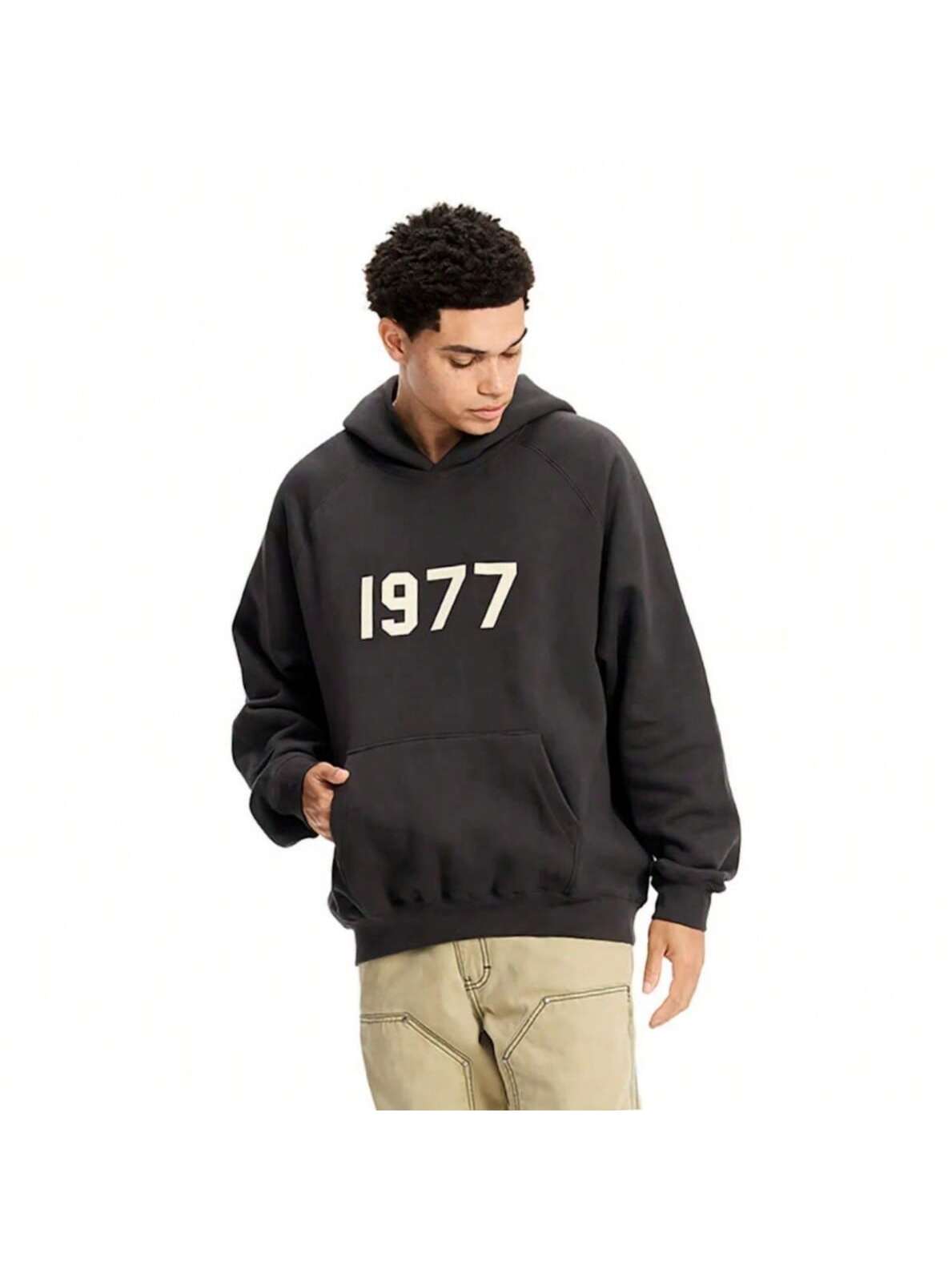 Essentials 1977 Iron Oversized Hoodie