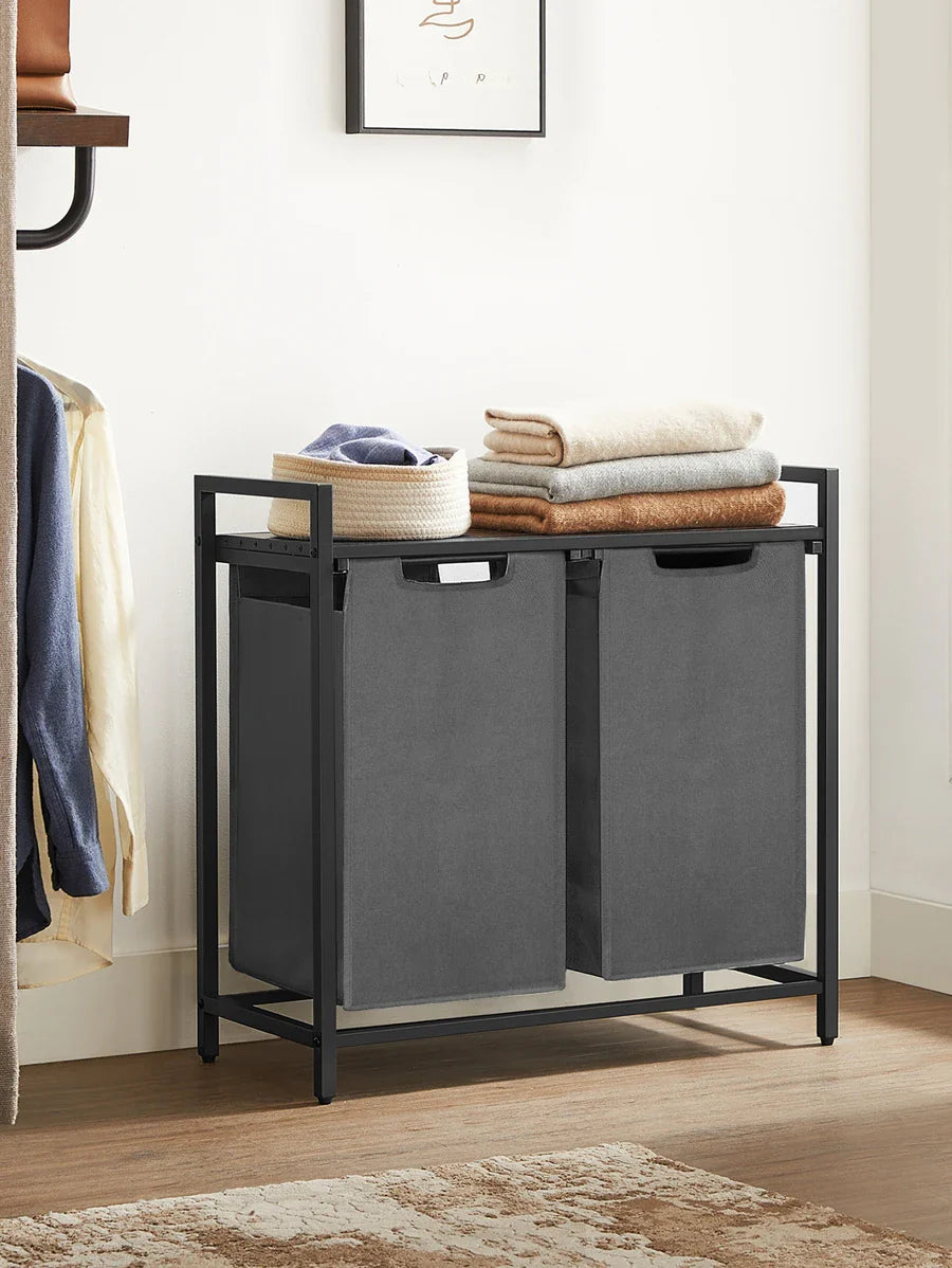 VASAGLE 2-Bag Laundry Hamper