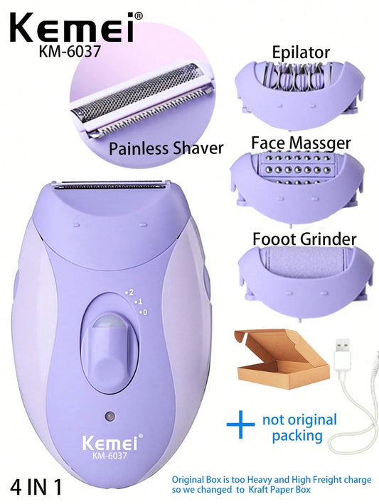 Kemei 4-In-1 Women Care Epilator
