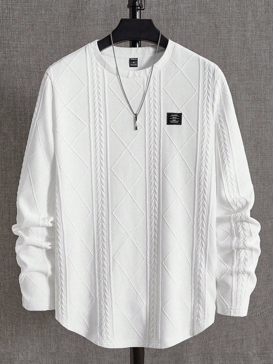 NEON BLANC Men’s Letter Patch Tee