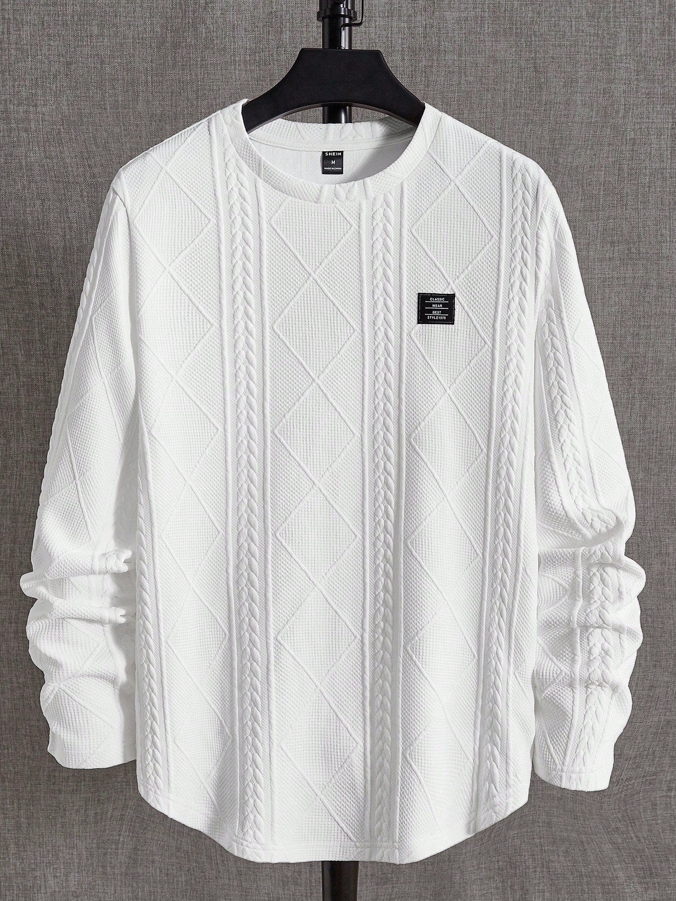 NEON BLANC Men’s Letter Patch Tee