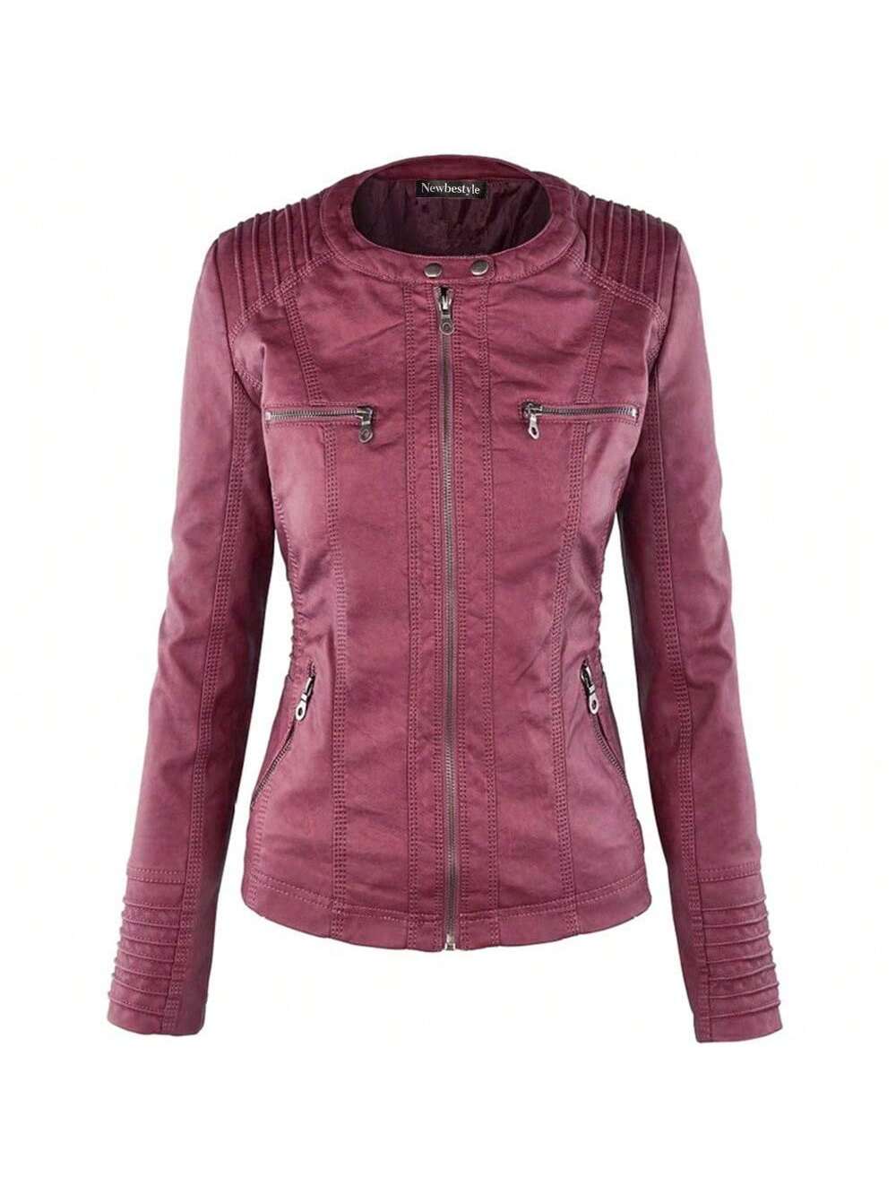 Newbestyle Women’s Moto Biker Jacket