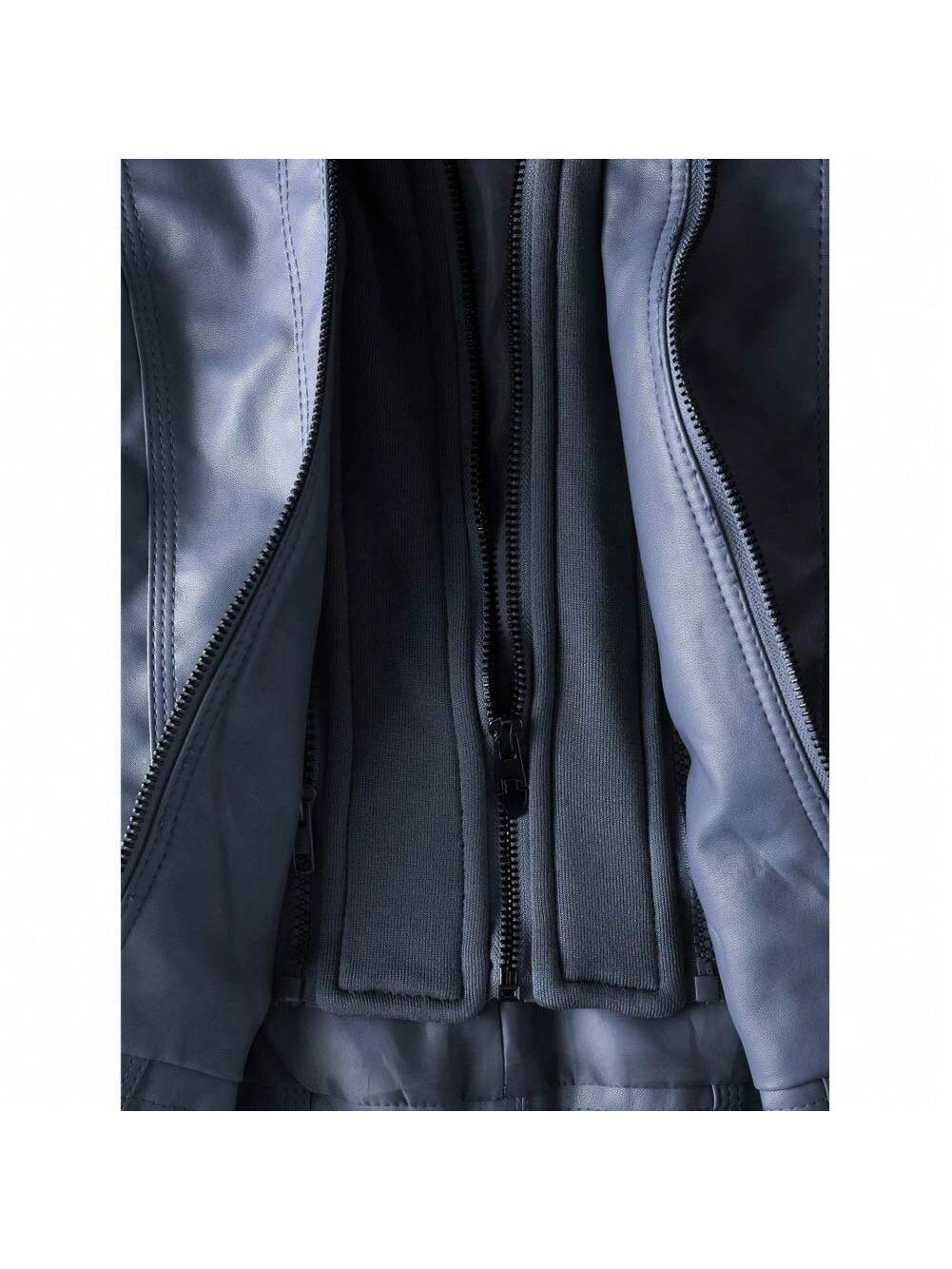 Women's Newbestyle Faux Leather Moto Jacket