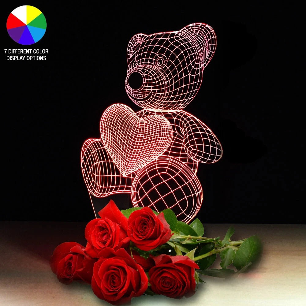 LED Teddy Bear Gift For Women
