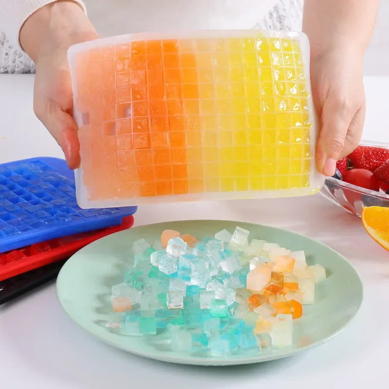160-Grid Silicone Ice Cube Tray
