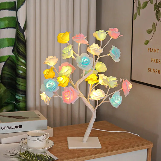 SHENZHITECH LED Rose Table Lamp