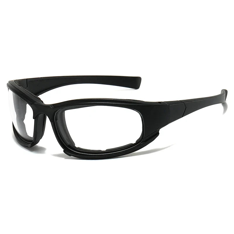 Black Silver UV Cycling Sunglasses
