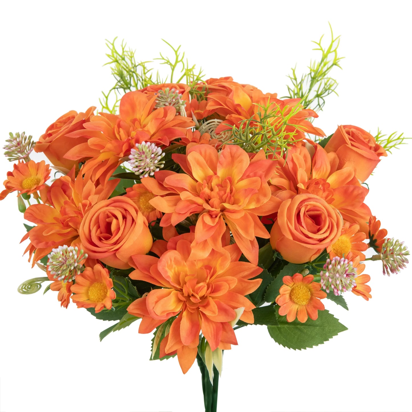 Silk Dahlia Rose Floral Decoration