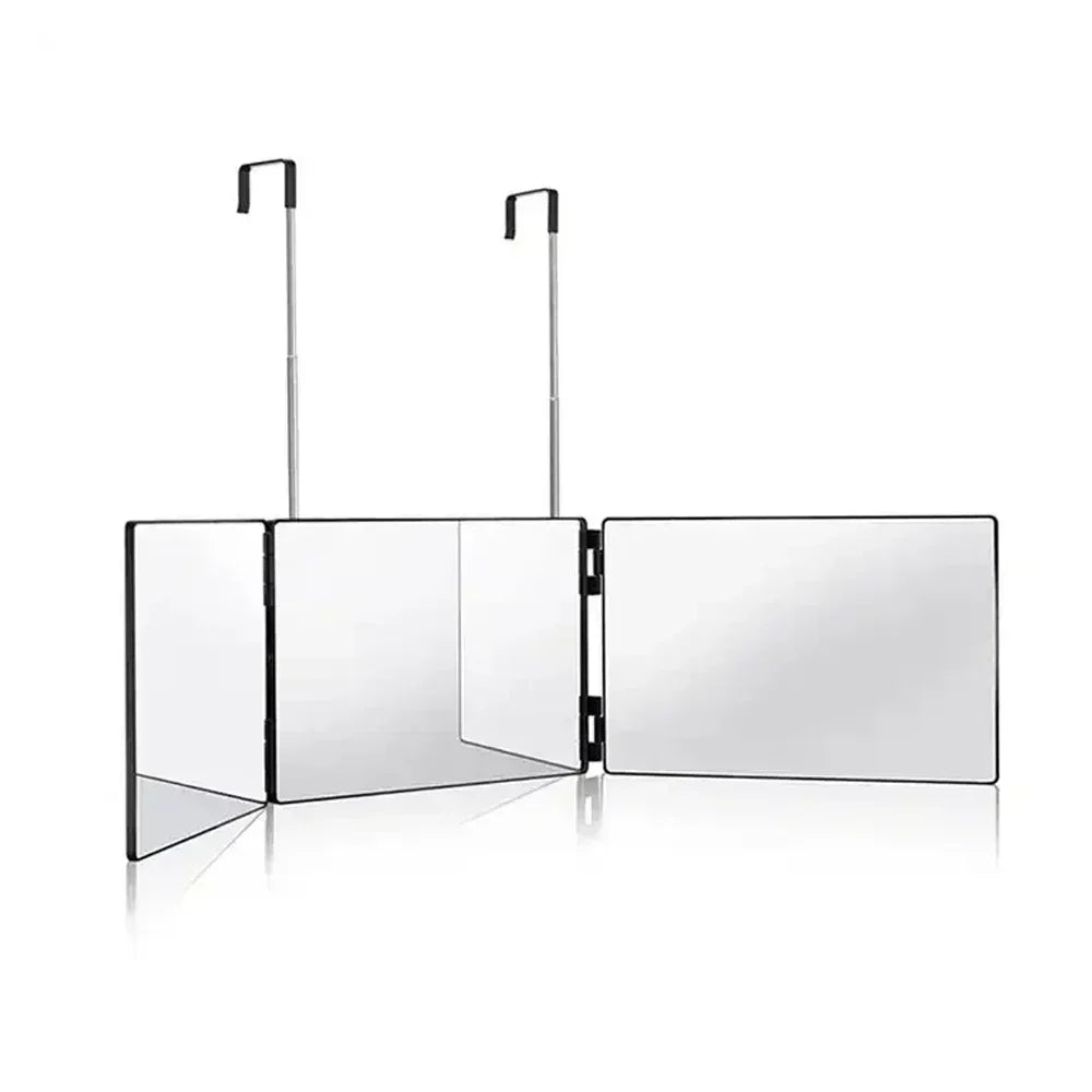 Retractable Adjustable Folding Three-Mirror