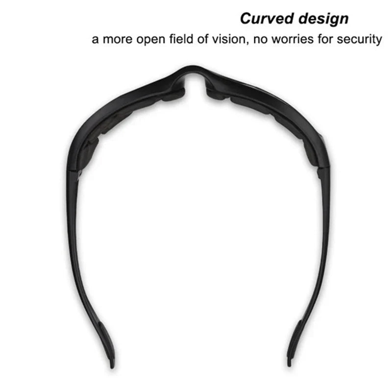Universal Motorcycle Glasses Polarized Sunglasses for Hooting Eye Protection Windproof Moto Goggles UV400 Antifog Clear Len