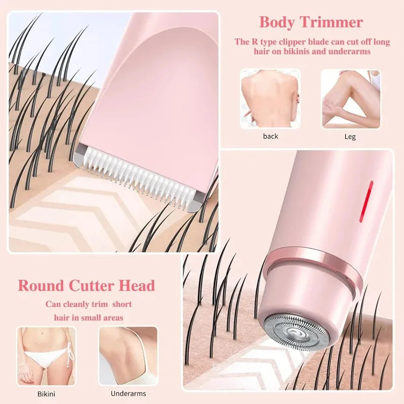 Women 2in1 Electric Bikini Trimmer