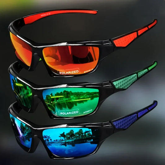 Polarized Round Frame Sports Sunglasses