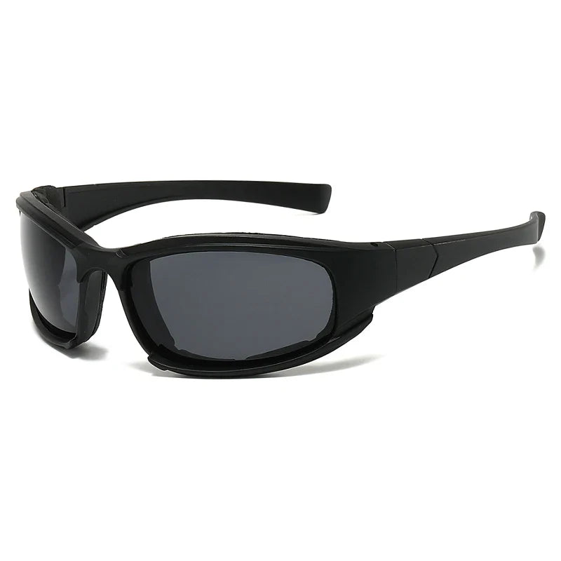 Black Silver UV Cycling Sunglasses