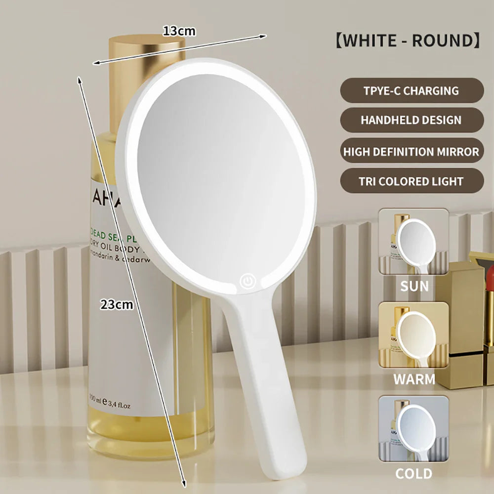 3-Color LED Touch Makeup Mirror