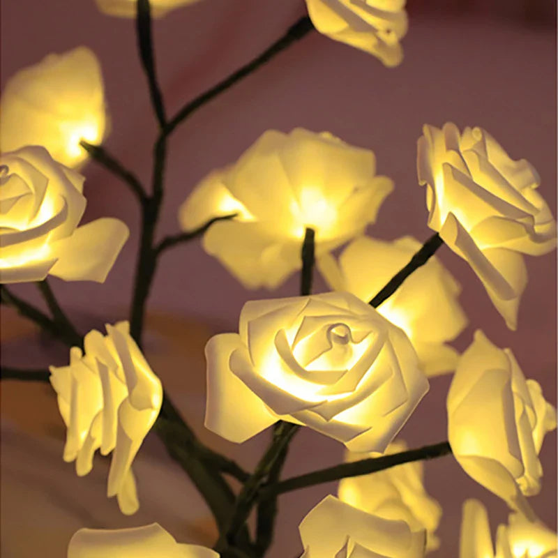 SHENZHITECH LED Rose Table Lamp