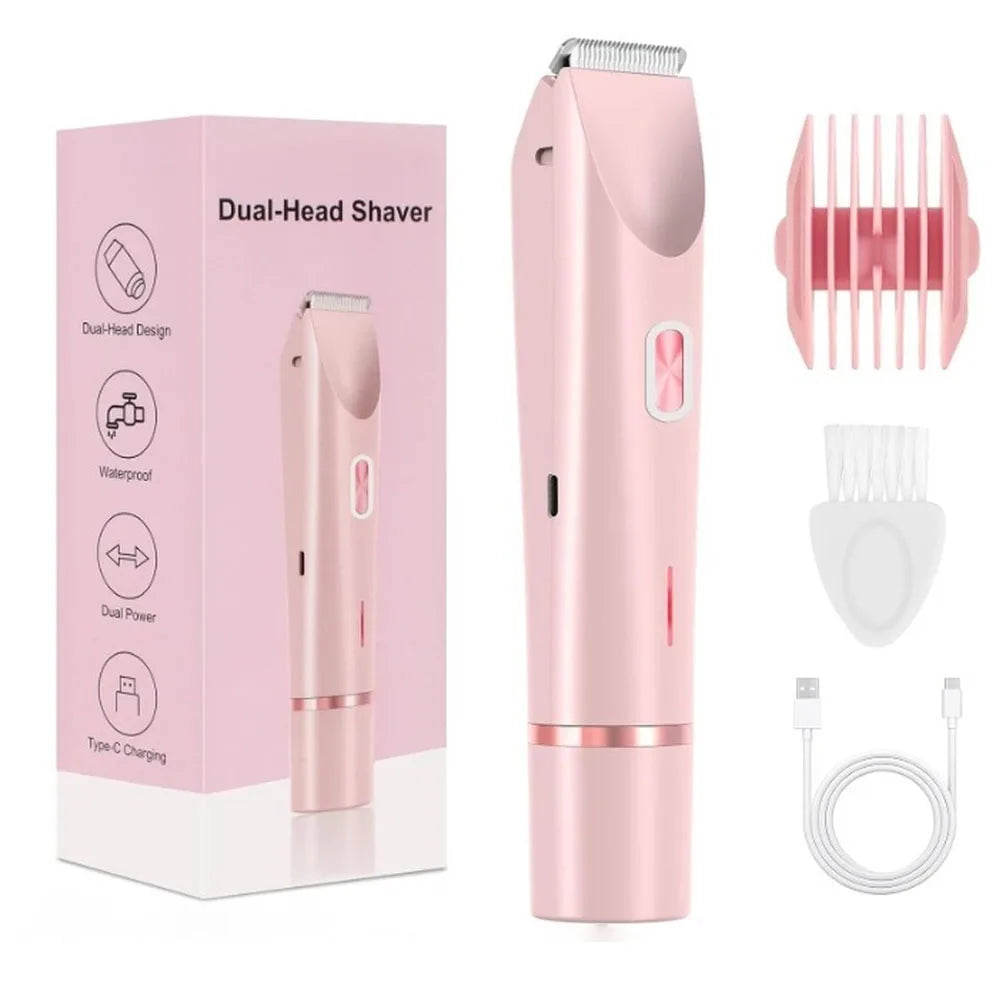 2-In-1 Waterproof Women Electric Shaver