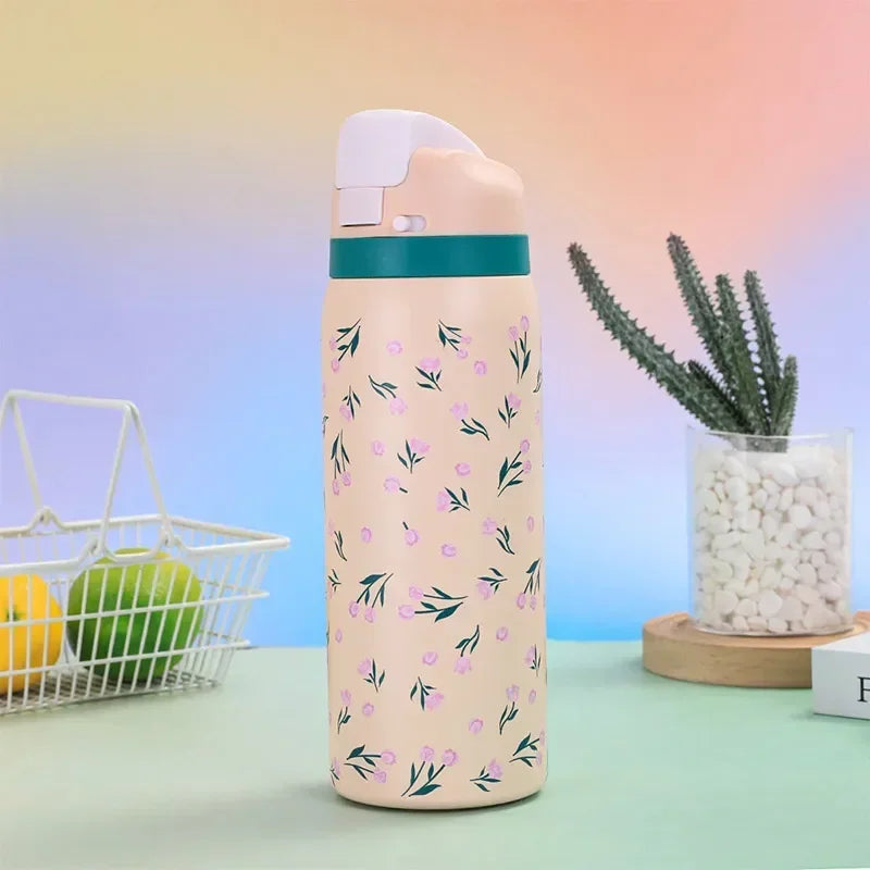 Owala Cartoon Stainless Steel Insulated Bottle