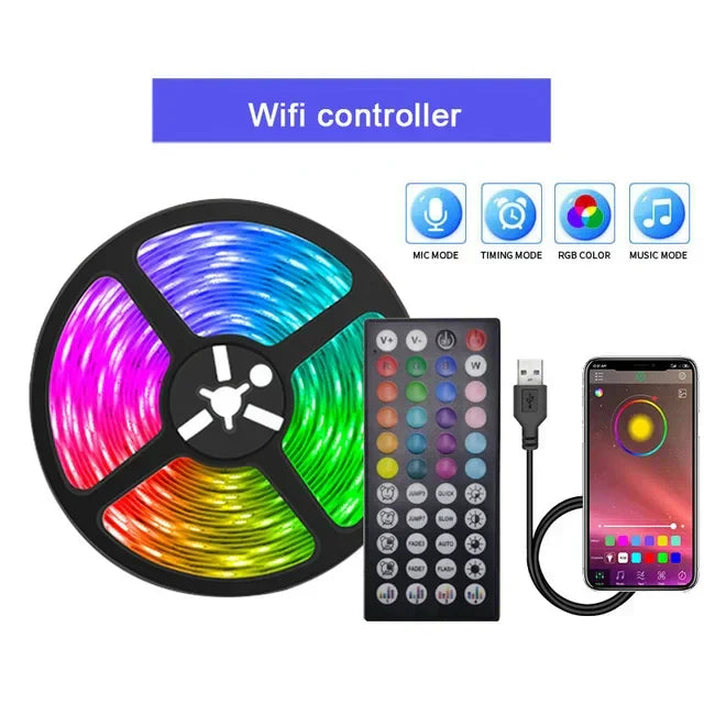 USB RGB LED Strip Lights