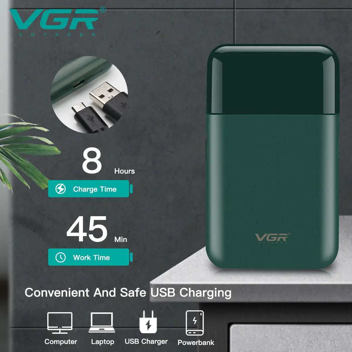 VGR V-390 Mini Foil Shaver