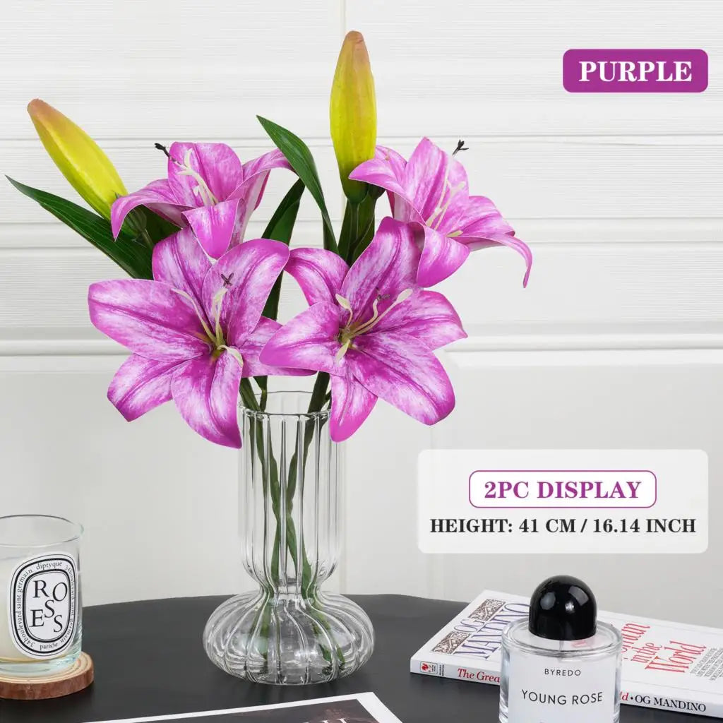 Silk Lily Bouquet Room Decor