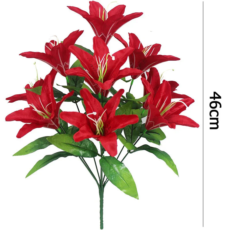 Multicolor Lily Bridal Flower Bouquet