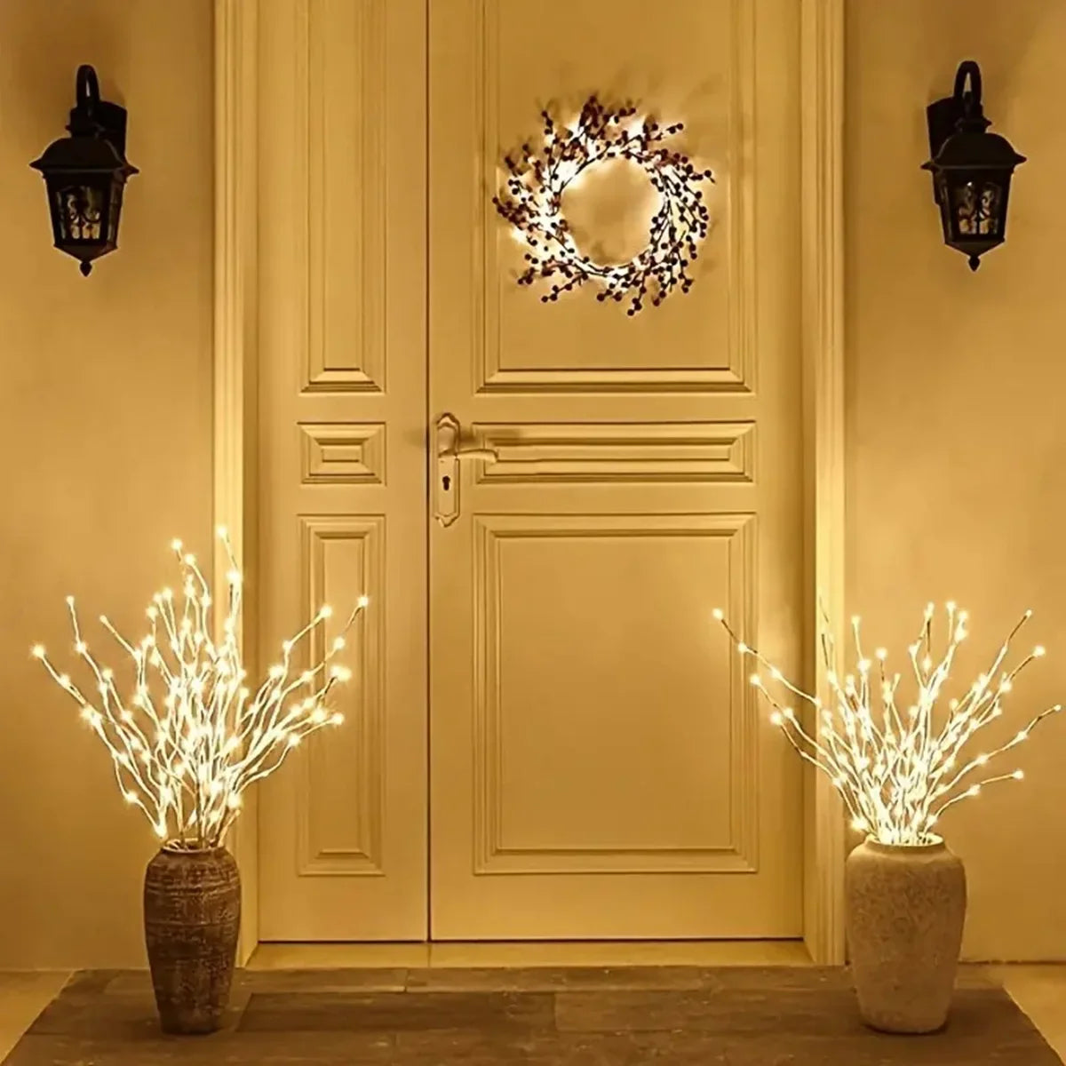 White Birch Branch LED Fairy Lights